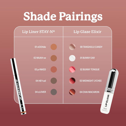 Lip Elixir Nourishing Lip Glaze and Lip Tint Gloss. High-Shine Lip Gloss. Moisturizing Lip Gloss Enriched with Lip Oils for Hydrating Smooth Finish, Cruelty-Free (Sheer Pink)