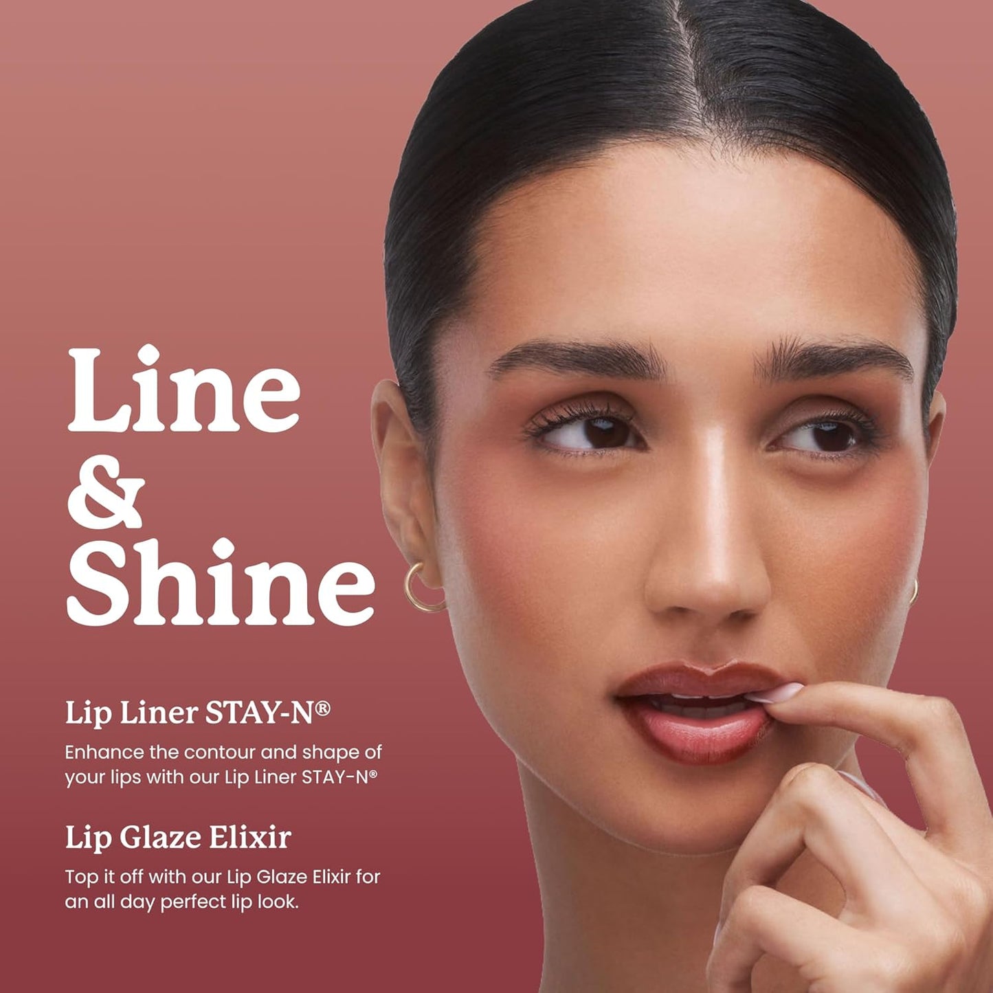 Lip Elixir Nourishing Lip Glaze and Lip Tint Gloss. High-Shine Lip Gloss. Moisturizing Lip Gloss Enriched with Lip Oils for Hydrating Smooth Finish, Cruelty-Free (Sheer Pink)